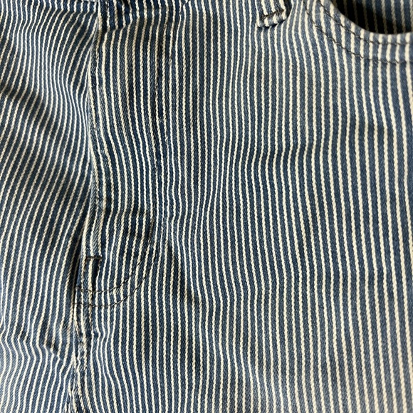 Calvin Klein Striped Jean Shorts - Picture 3 of 6